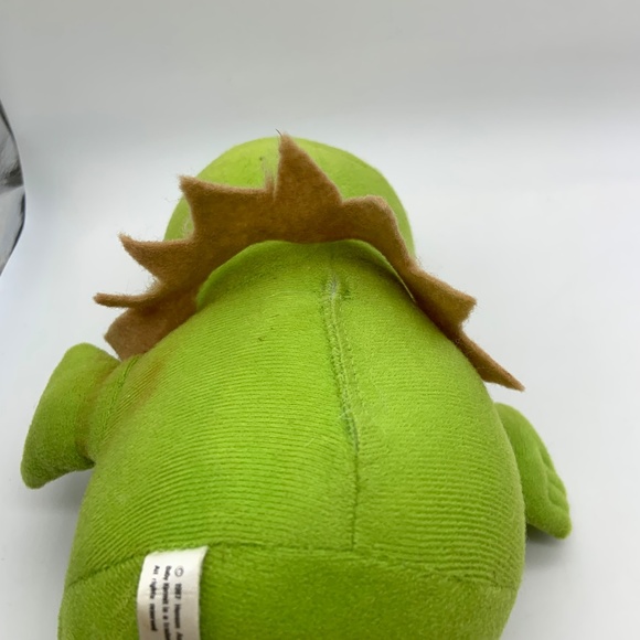 Vintage Jim Henson Baby Kermit the Frog 8" Muppet Plush Doll 1987 - Picture 13 of 16